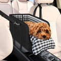 Must-Have Center Console Dog Car Seat - Anxiety Relief Small Pet Booster Seat