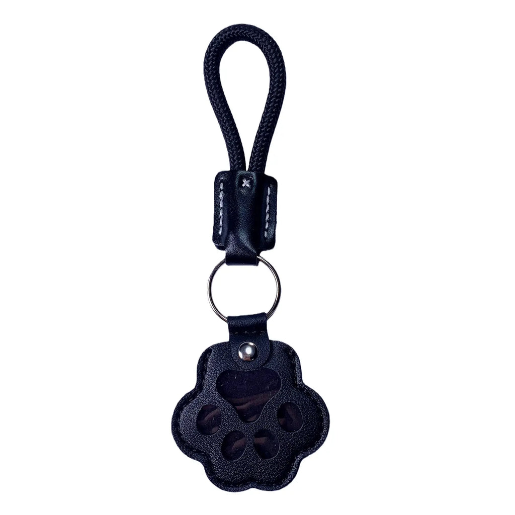 Pet Fur Memory Charm Leather Keychain Keepsake for Dogs