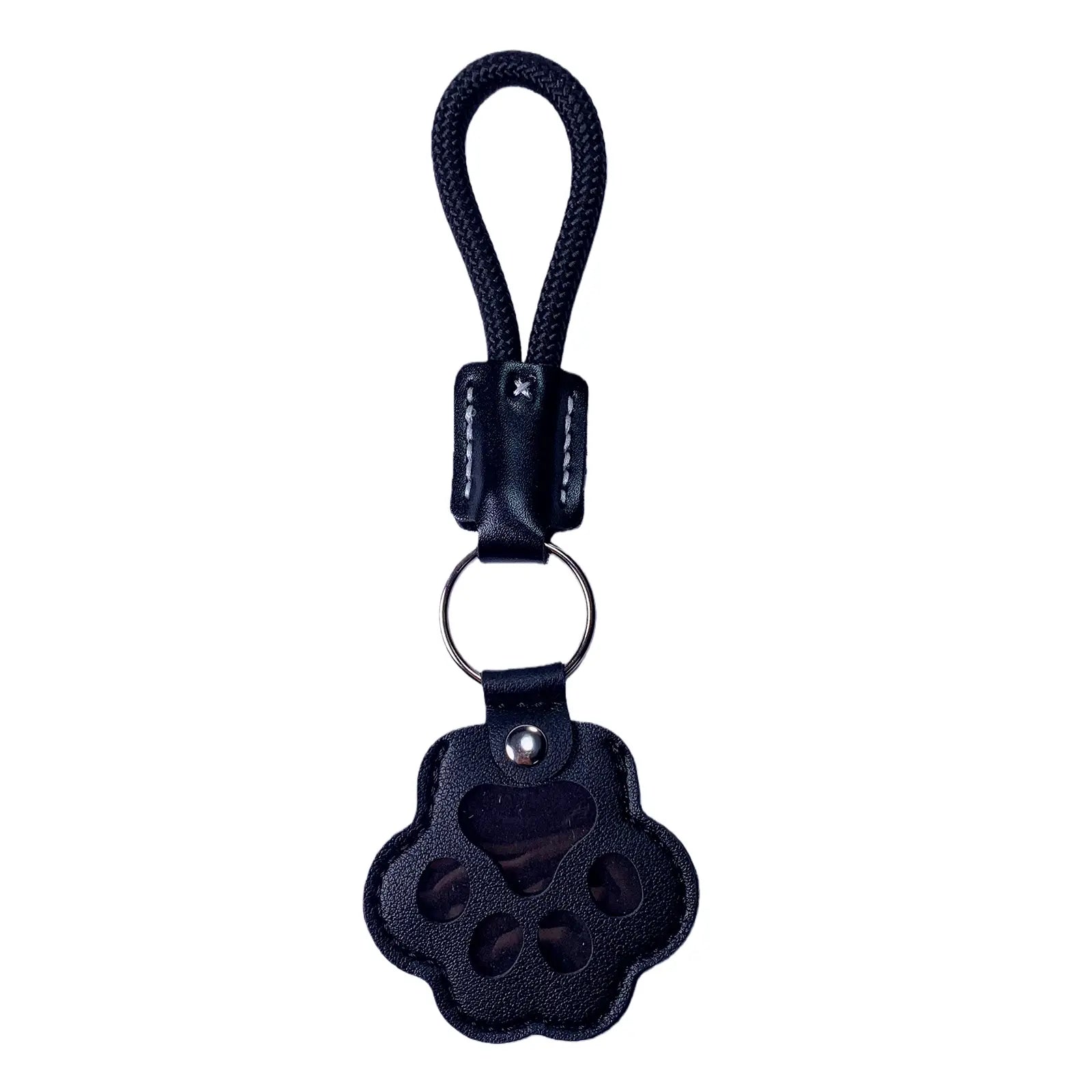 Pet Fur Memory Charm Leather Keychain Keepsake for Dogs