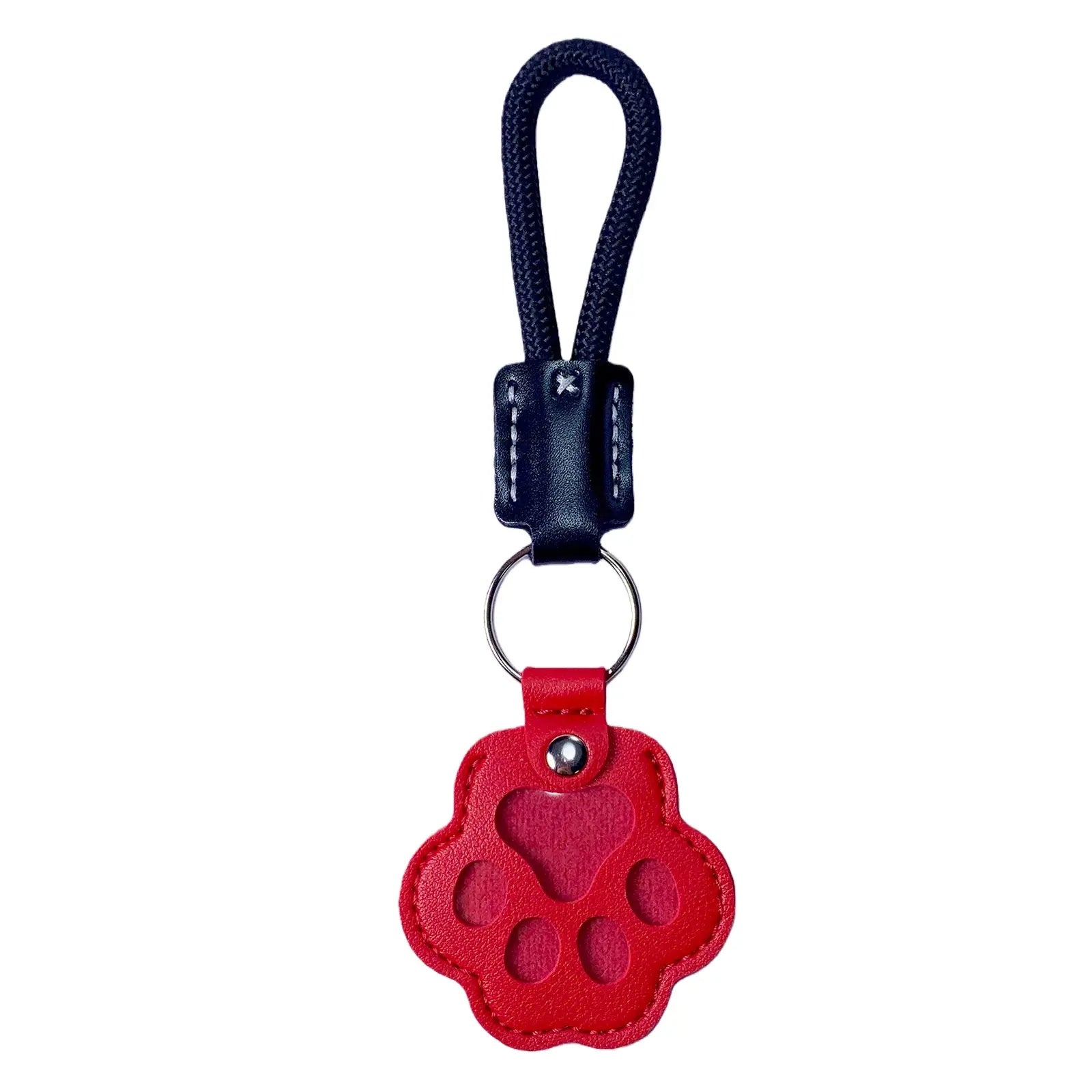 Pet Fur Memory Charm Leather Keychain Keepsake for Dogs