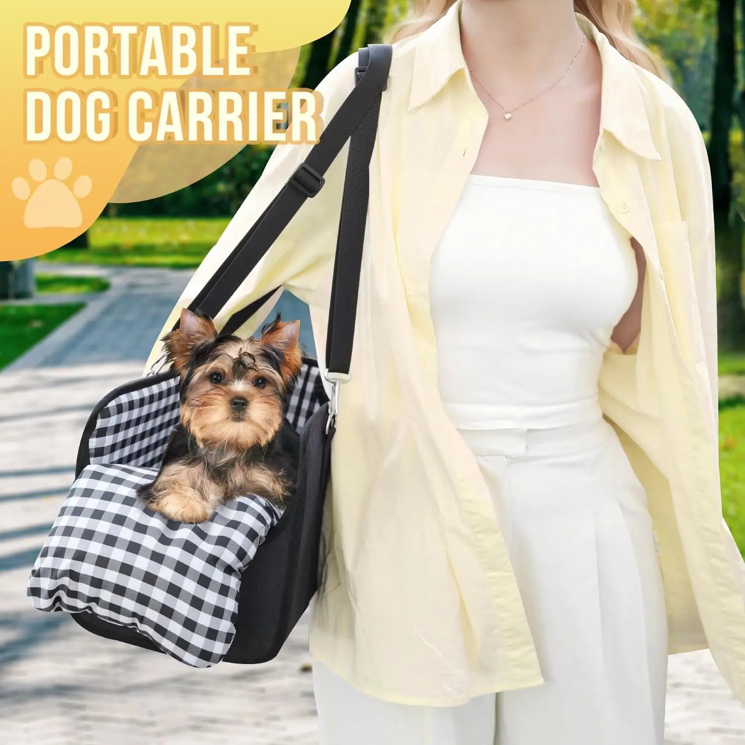 Must-Have Center Console Dog Car Seat - Anxiety Relief Small Pet Booster Seat