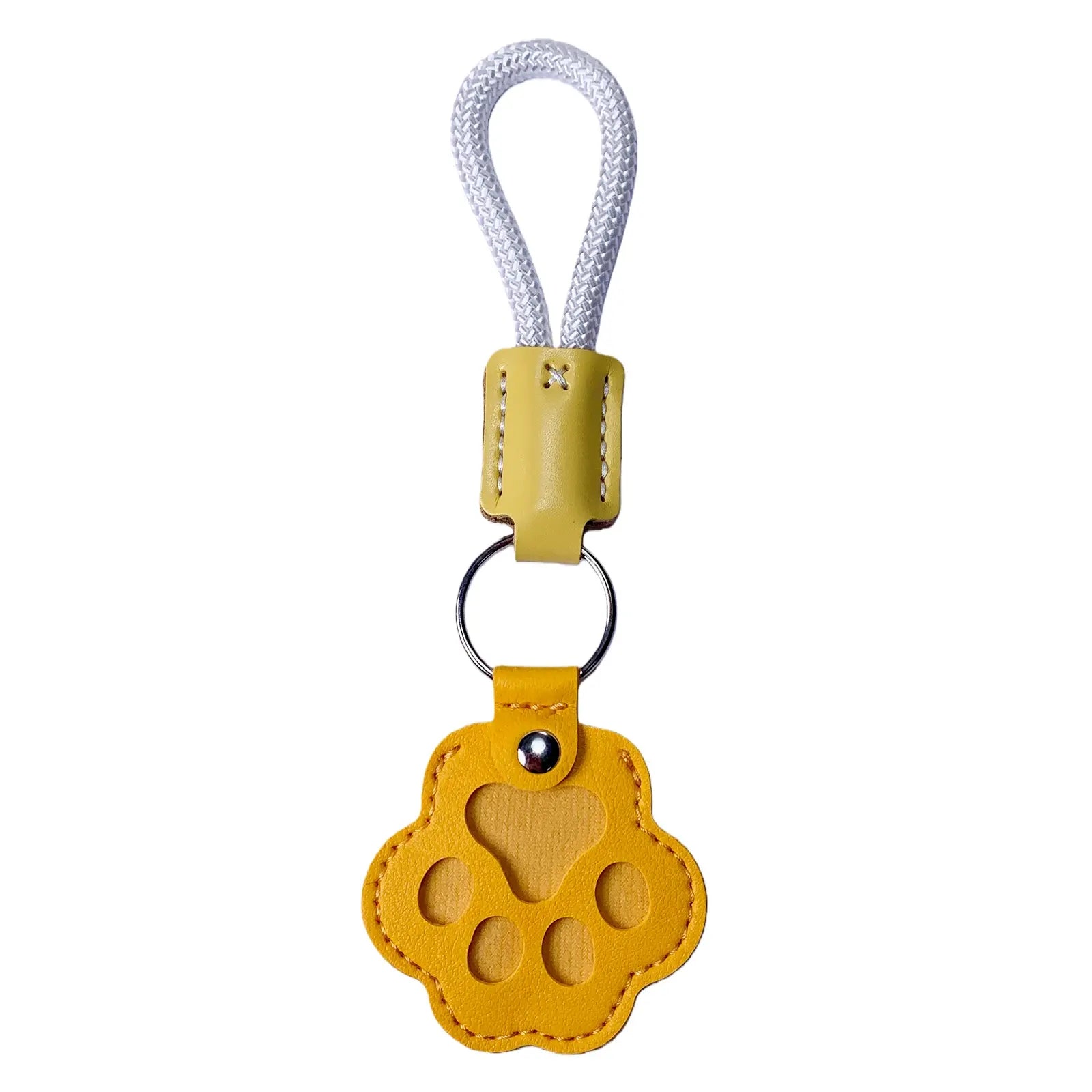 Pet Fur Memory Charm Leather Keychain Keepsake for Dogs