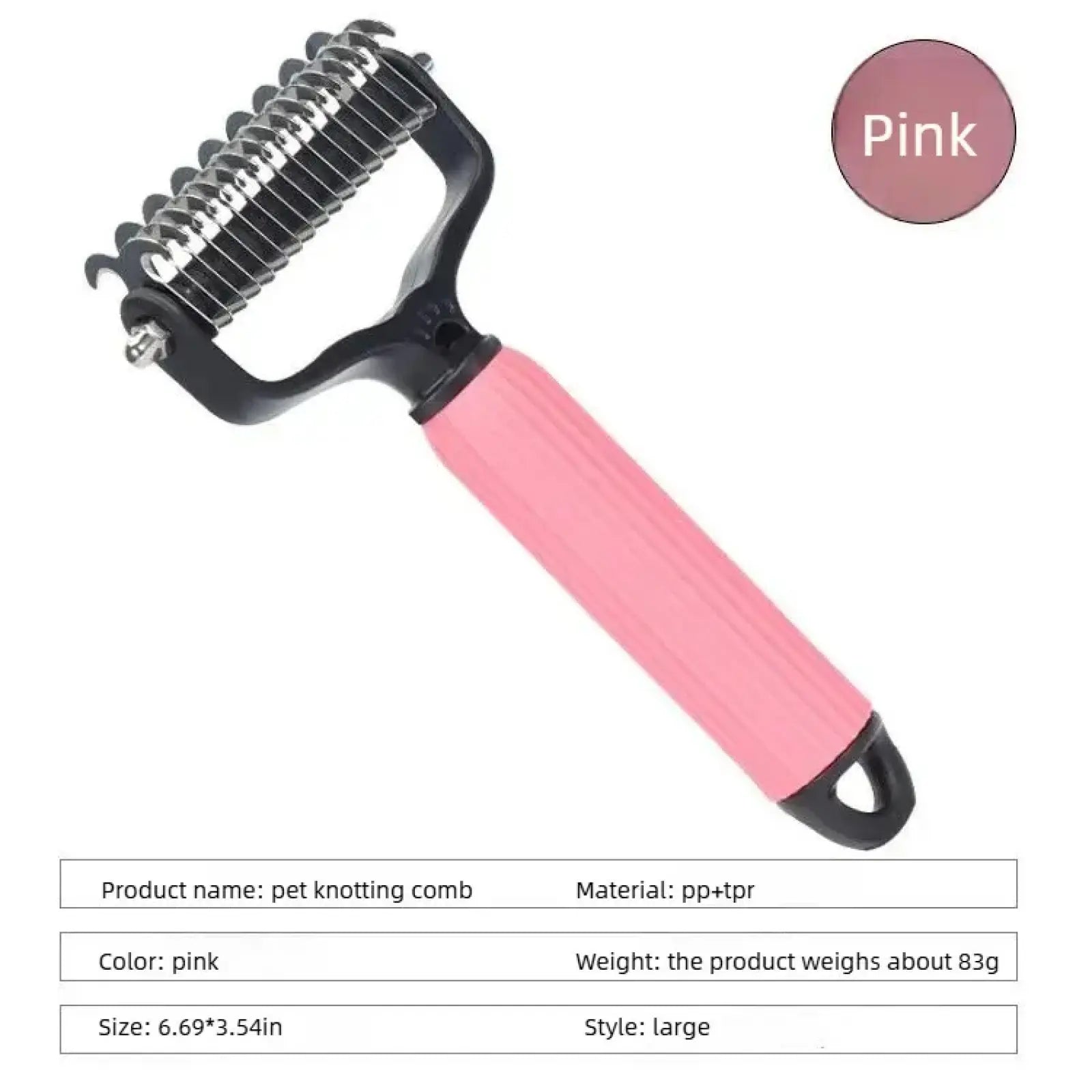 Pet Grooming Tool, Universal Detangling Comb for Dogs